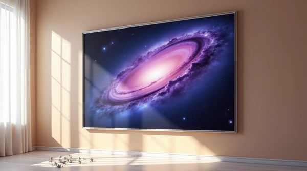 Décoration cosmique : planètes et galaxies au mur