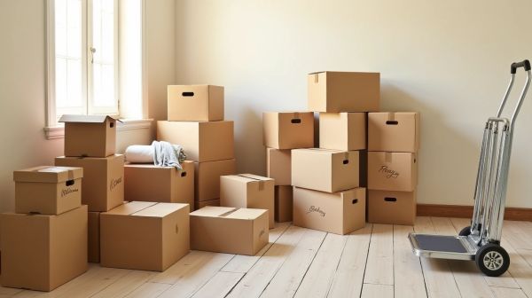 Pack de cartons : solutions pratiques pour déménagement et stockage